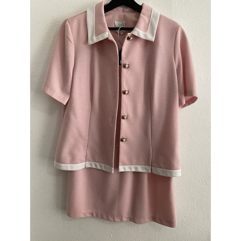 Wholesale Lot Of 6 Assorted Size Vintage Skirts Jackets Coordinated Tops Granny